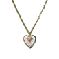 Floral Heart and Star Necklace by Pom Di Pom