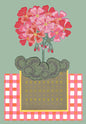 Geranium Collage Print by The Spring House Crafts