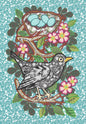Blackbird Collage Print by The Spring House Crafts