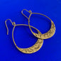 Celeste Moon and Star Charm Hoop Earrings by Stuff Made From Things