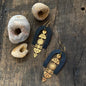 Lexicon Black and Brass Statement Earrings by Stuff Made From Things