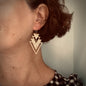 Stuff Made From Things - Nouveau Brass Earrings