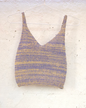 Knitted Crop Tops in Reclaimed Fashion Yarns by Dot Knits