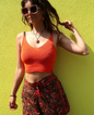 Knitted Crop Tops in Organic Cotton by Dot Knits