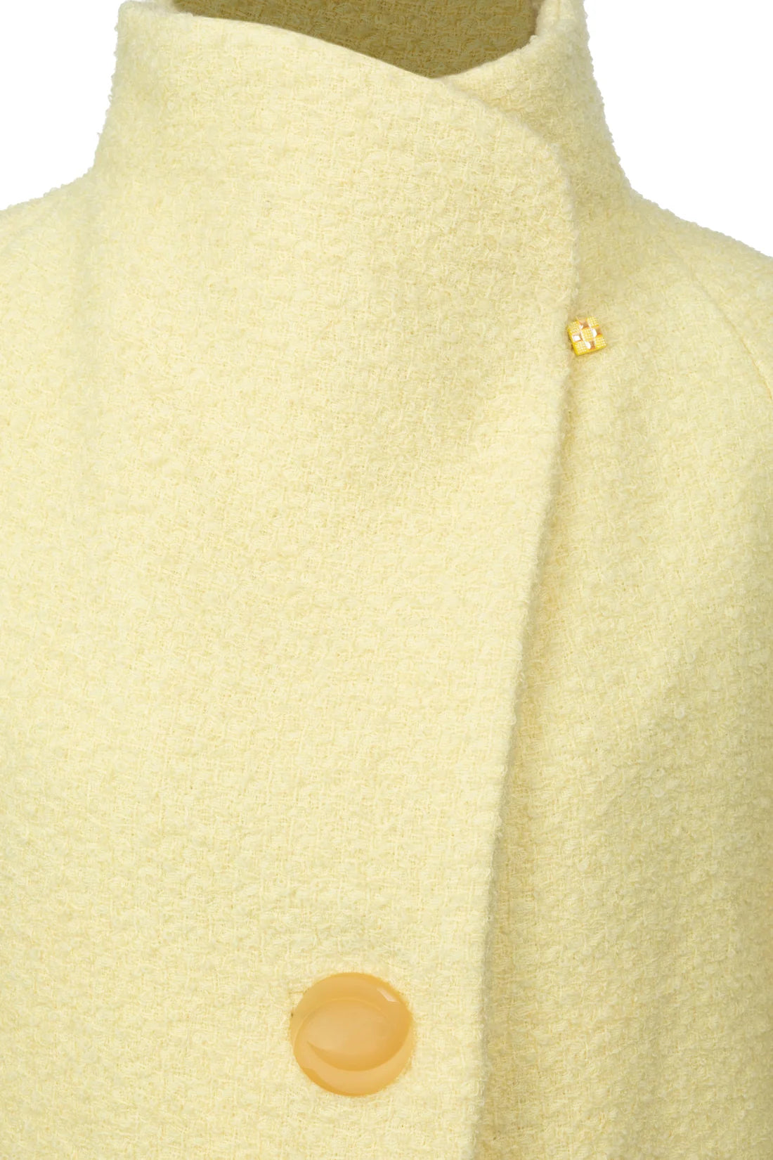 Solena Lemon Yellow Coat Small by Shruggler