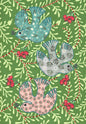 Three Doves Collage Print by The Spring House Crafts