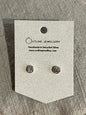 Round Mini Mood Stud Earrings - By Outline Jewellery