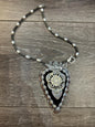 Sacred Black Heart Necklace by Jan Cooper