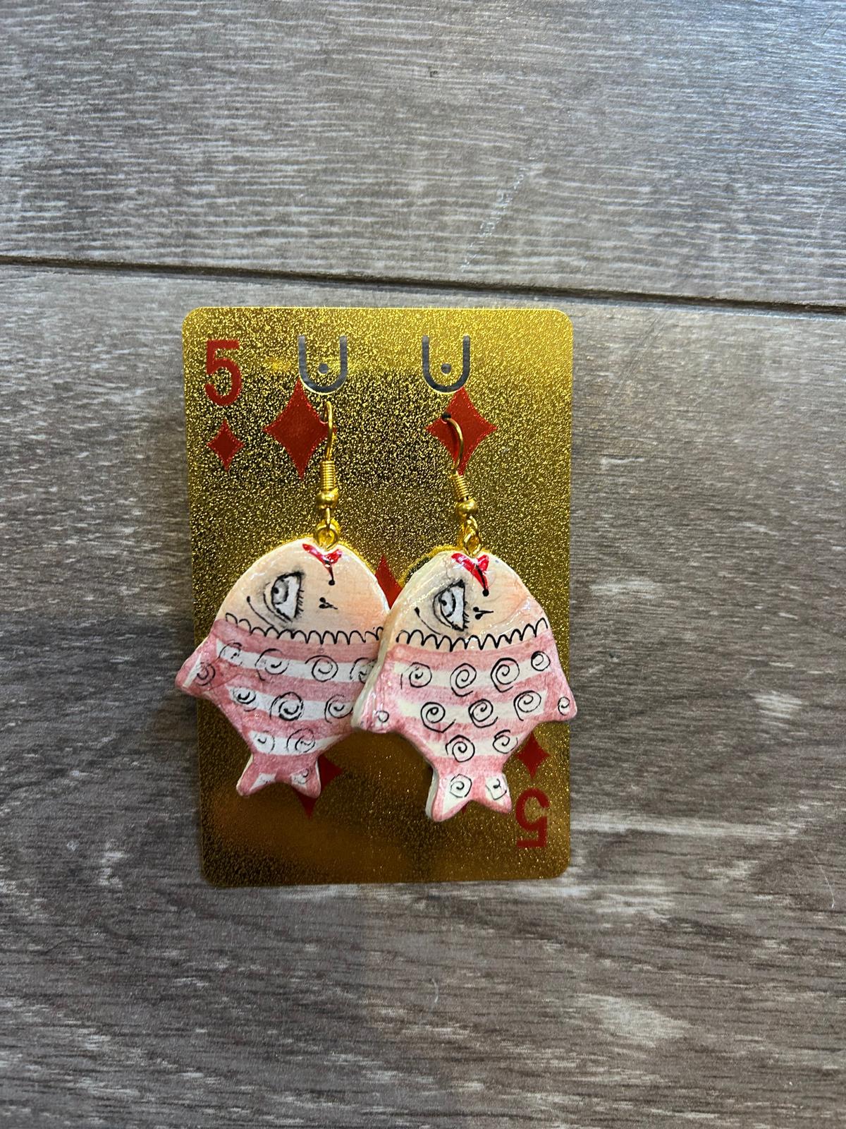Fish Earrings by Jan Cooper