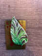 Leaf brooch by Jan Cooper
