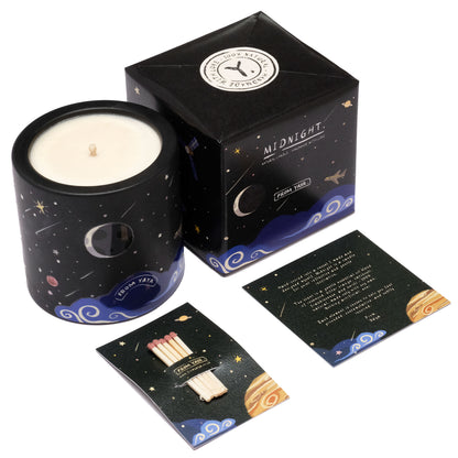 Midnight - Natural Essential Oil Candle, 40 hrs by Yaya Candles