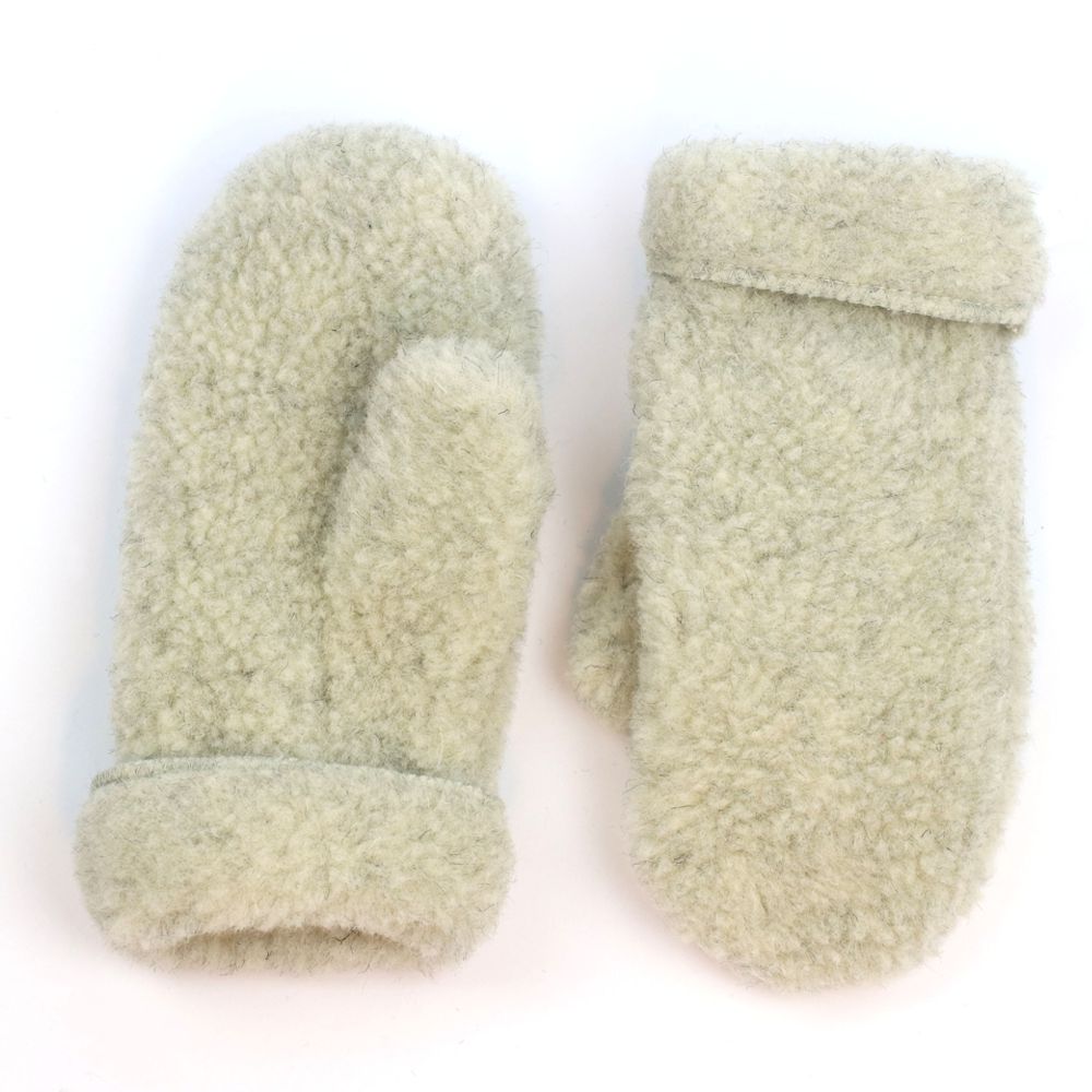 Wool Hooded Mittens - by Yoko Wool