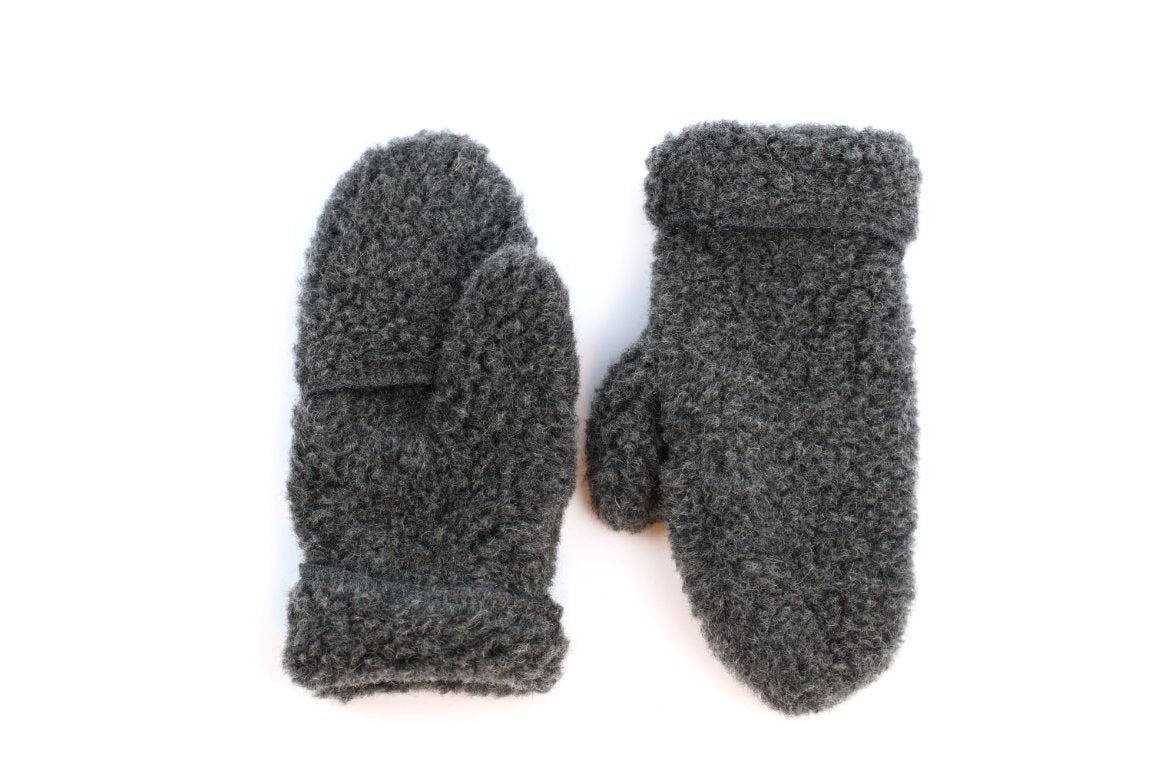 Wool Hooded Mittens - by Yoko Wool