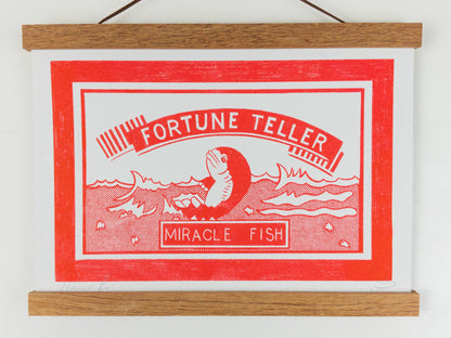 Miracle Fish - Nostalgic Riso A4 Print - by Strangford