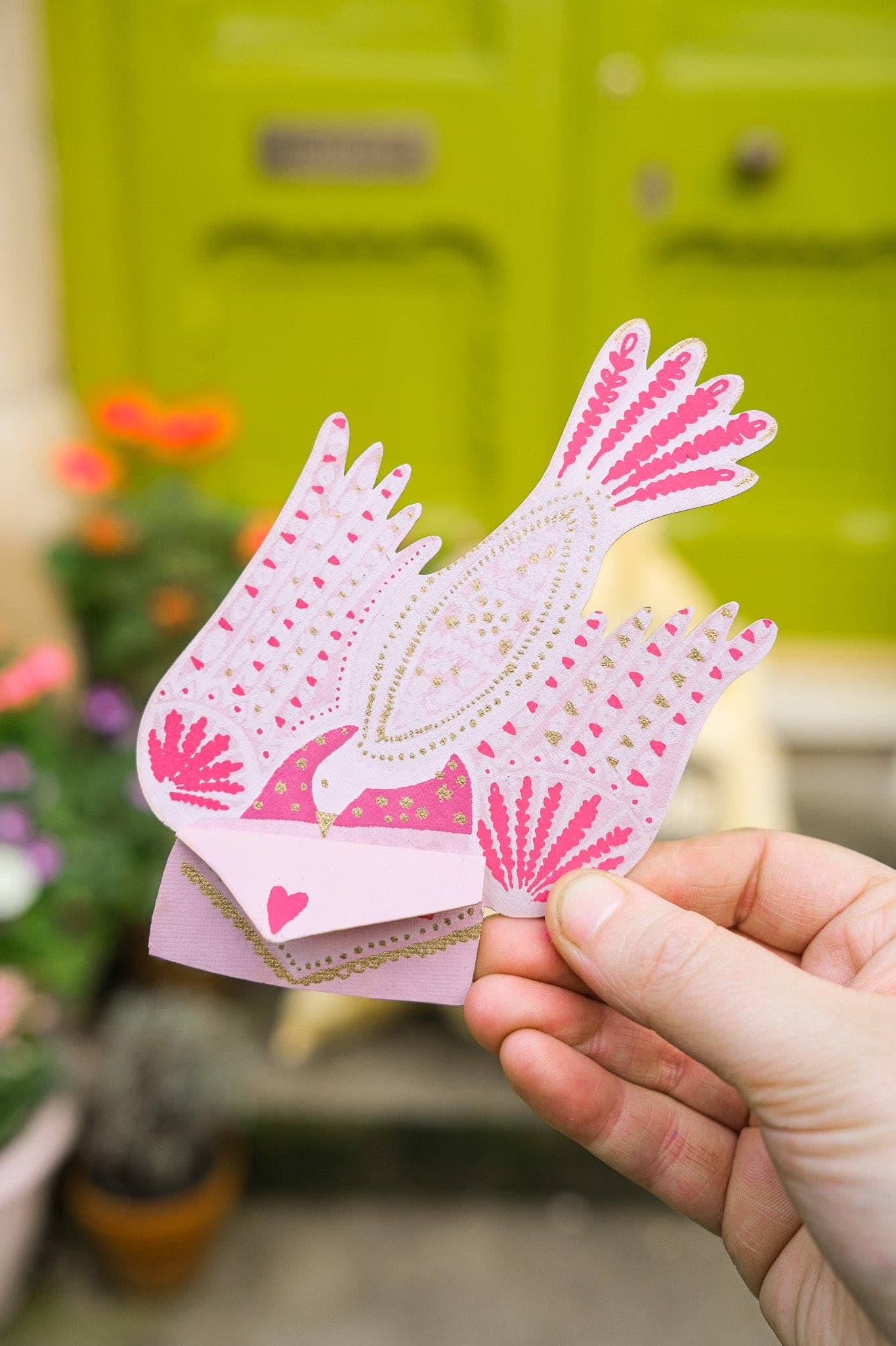 Love Letter Bird Greeting Card - by East End Press