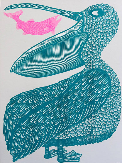 Le Beak, C'est Chic - A3 Size Print - by Strangford