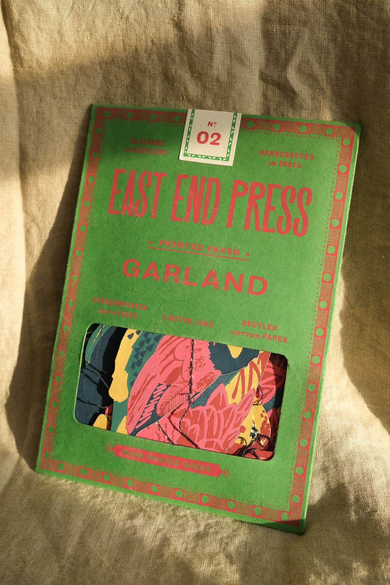 Tropical Birds Sewn Garland - by East End Press