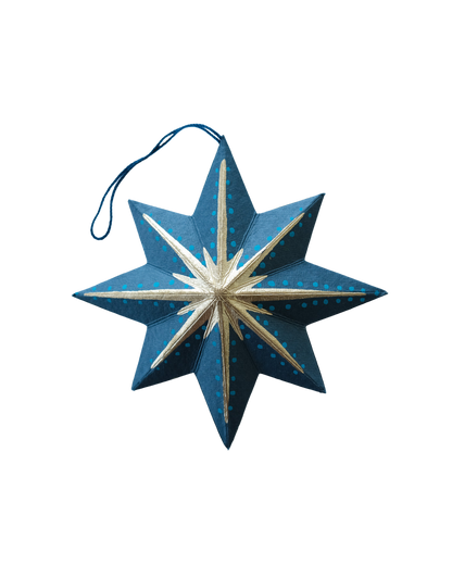 East End Press - UK/EU: Twinkling Star Screen-Printed Board Decoration