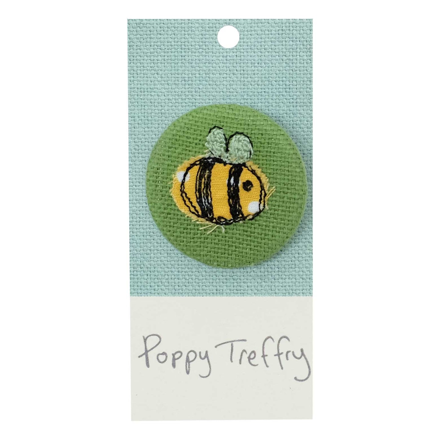 Pretty Bee Brooch - by Poppy Treffry