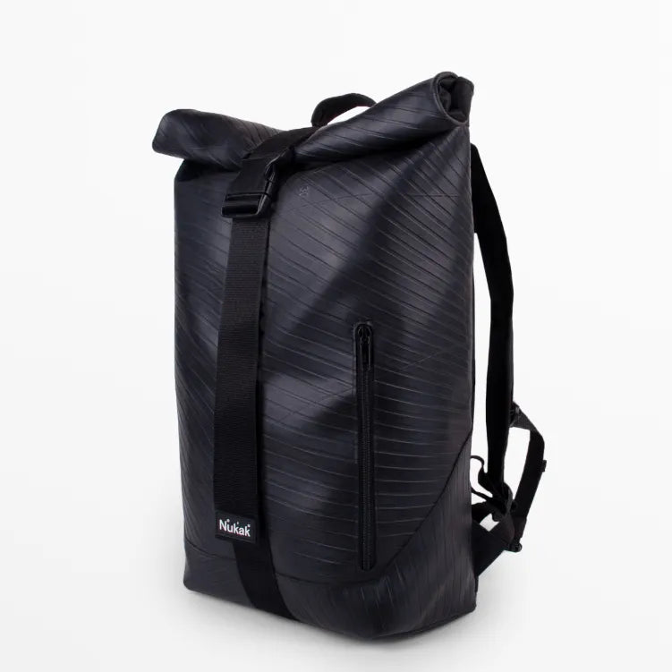 Arce Truck Backpack Upcycled Truck Inner Tube Tyres - Black