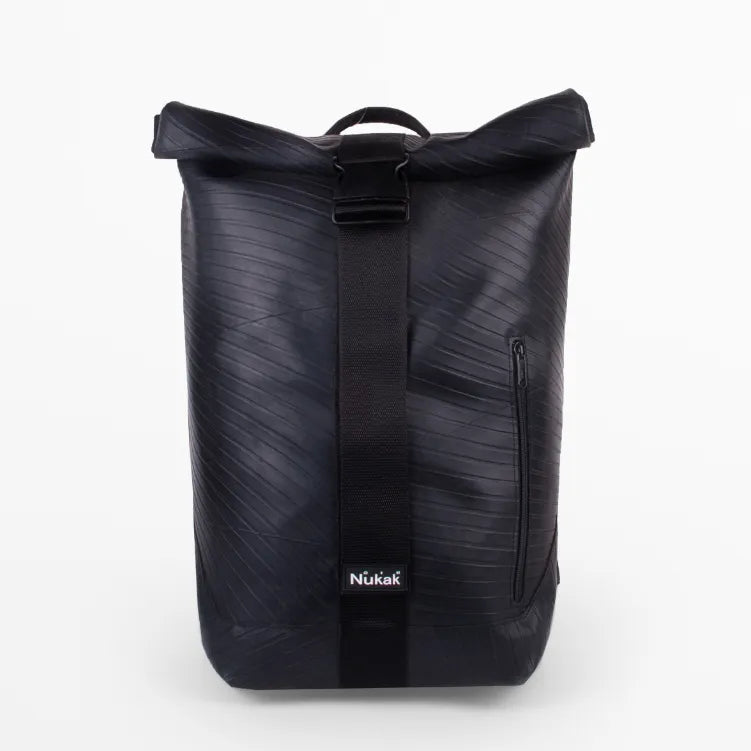 Arce Truck Backpack Upcycled Truck Inner Tube Tyres - Black