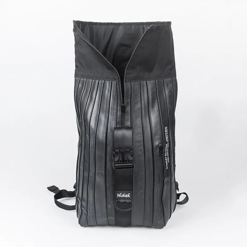 Arce Bike Backpack Upcycled Bicycle Inner Tube Tyres - Black