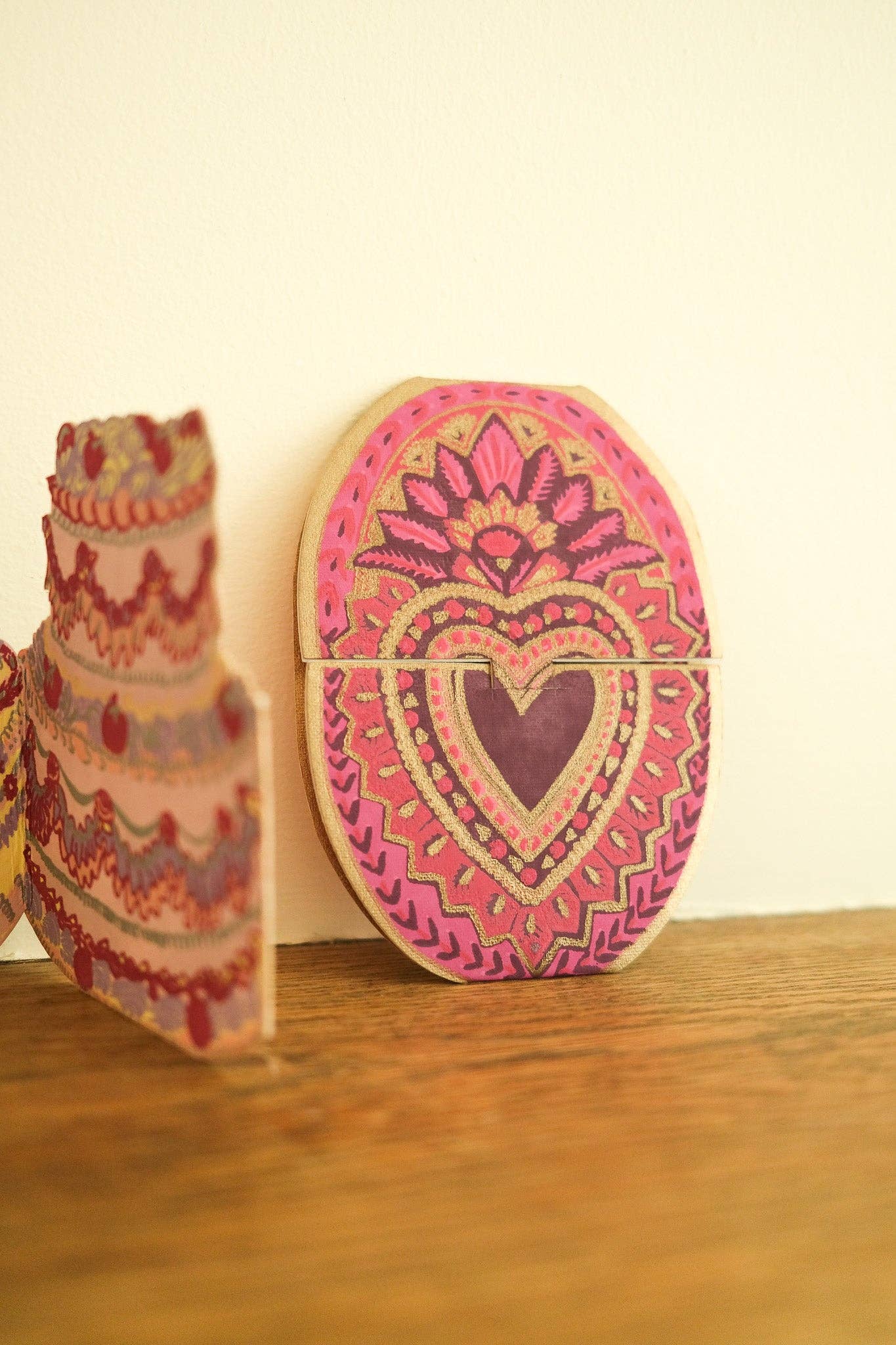 Heart of Feathers Greeting Card - by East End Press