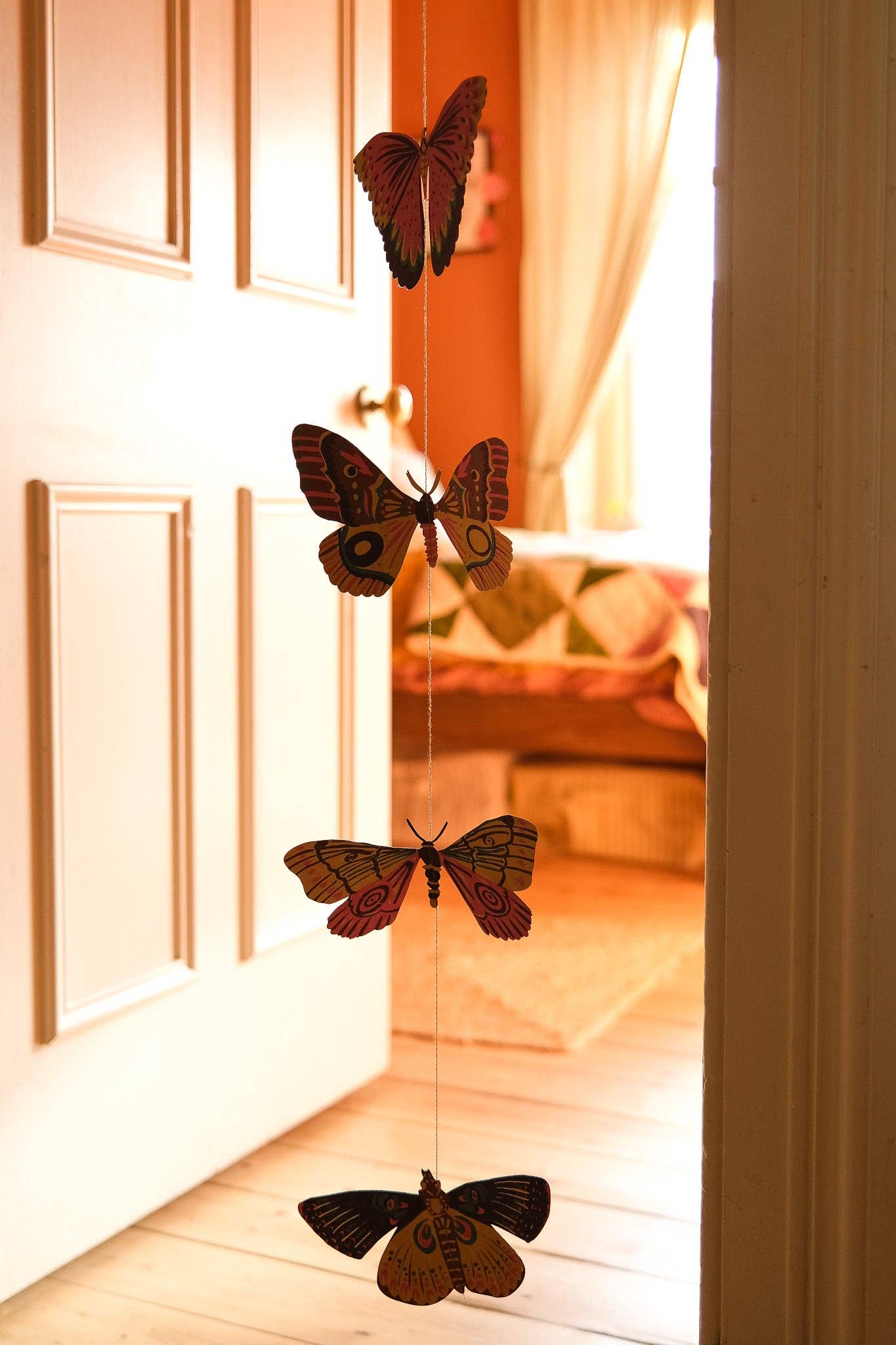 Butterfly Vertical Wall Hanging - by East End Press