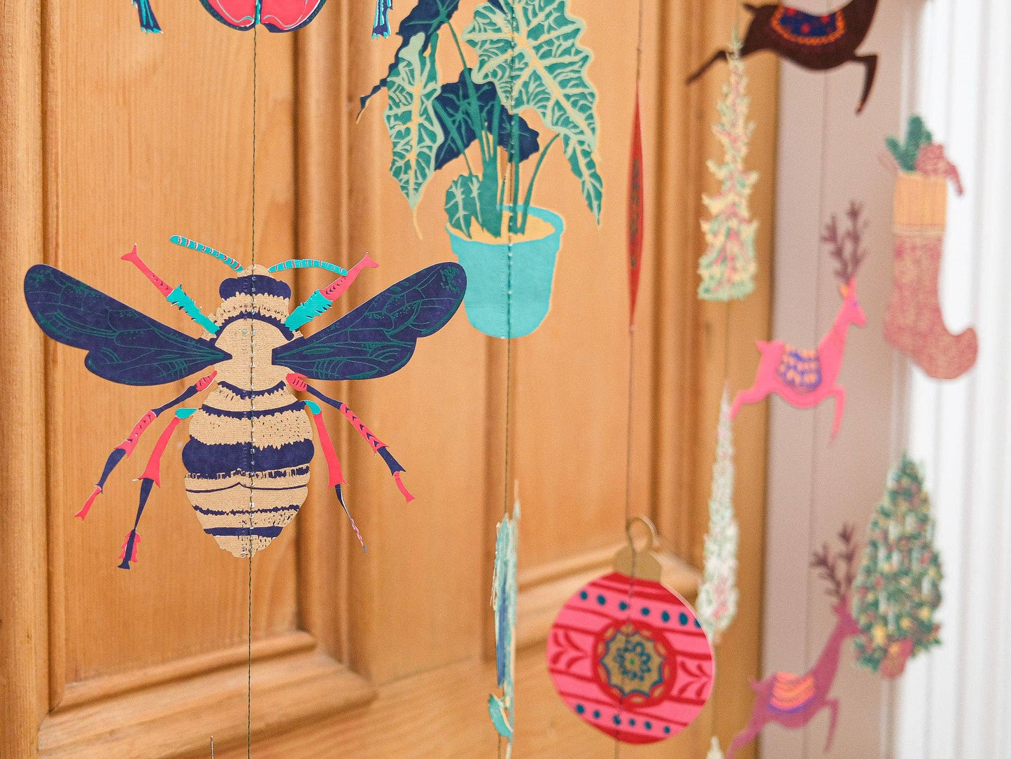 Insects Vertical Wall Hanging - by East End Press