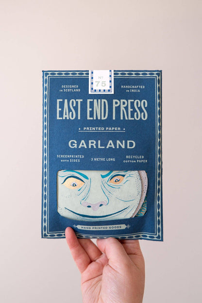Man on the Moon Sewn Garland - by East End Press