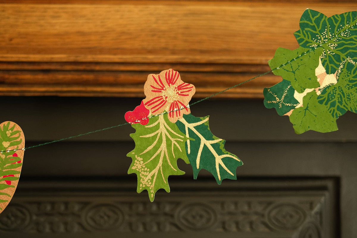 East End Press - UK/EU: Holly and Ivy Sewn Garland