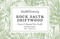 Rock Salt & Driftwood Candle: Medium - by Smith & Greening