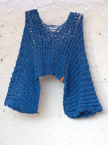 Recycled Cotton Summer Pullover by Dot Knits