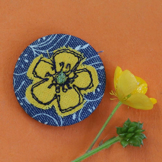 Poppy Treffry - Buttercup - pretty badge
