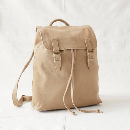 AURA QUE - LAKSHYA Unisex Vegan Canvas Backpack
