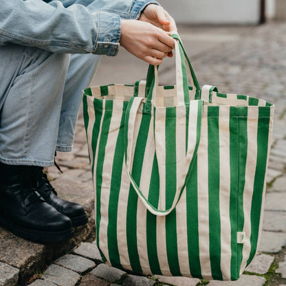 Organic Cotton Tote - Stripes - by OMOM