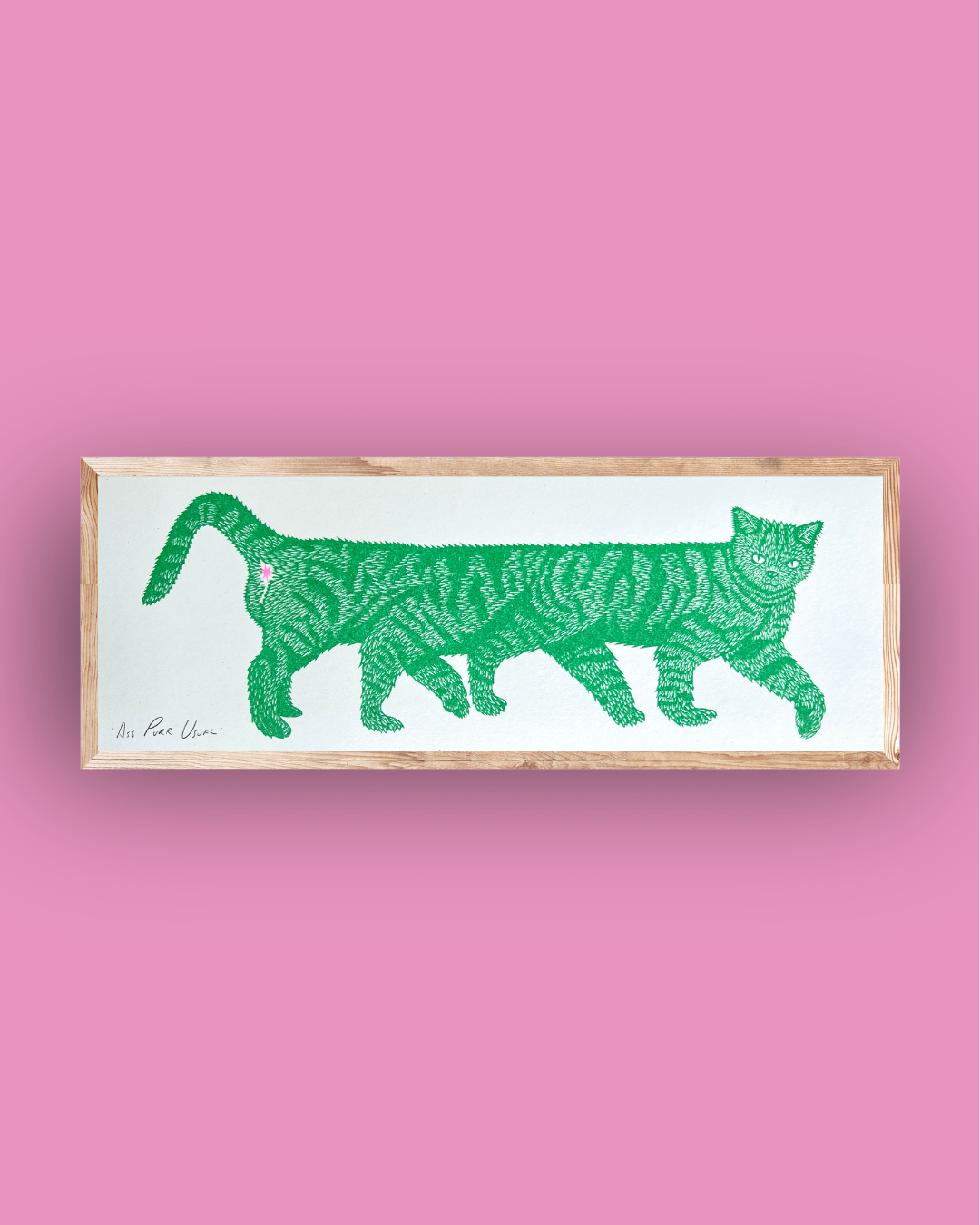 Ass Purr Usual - Print - by Strangford