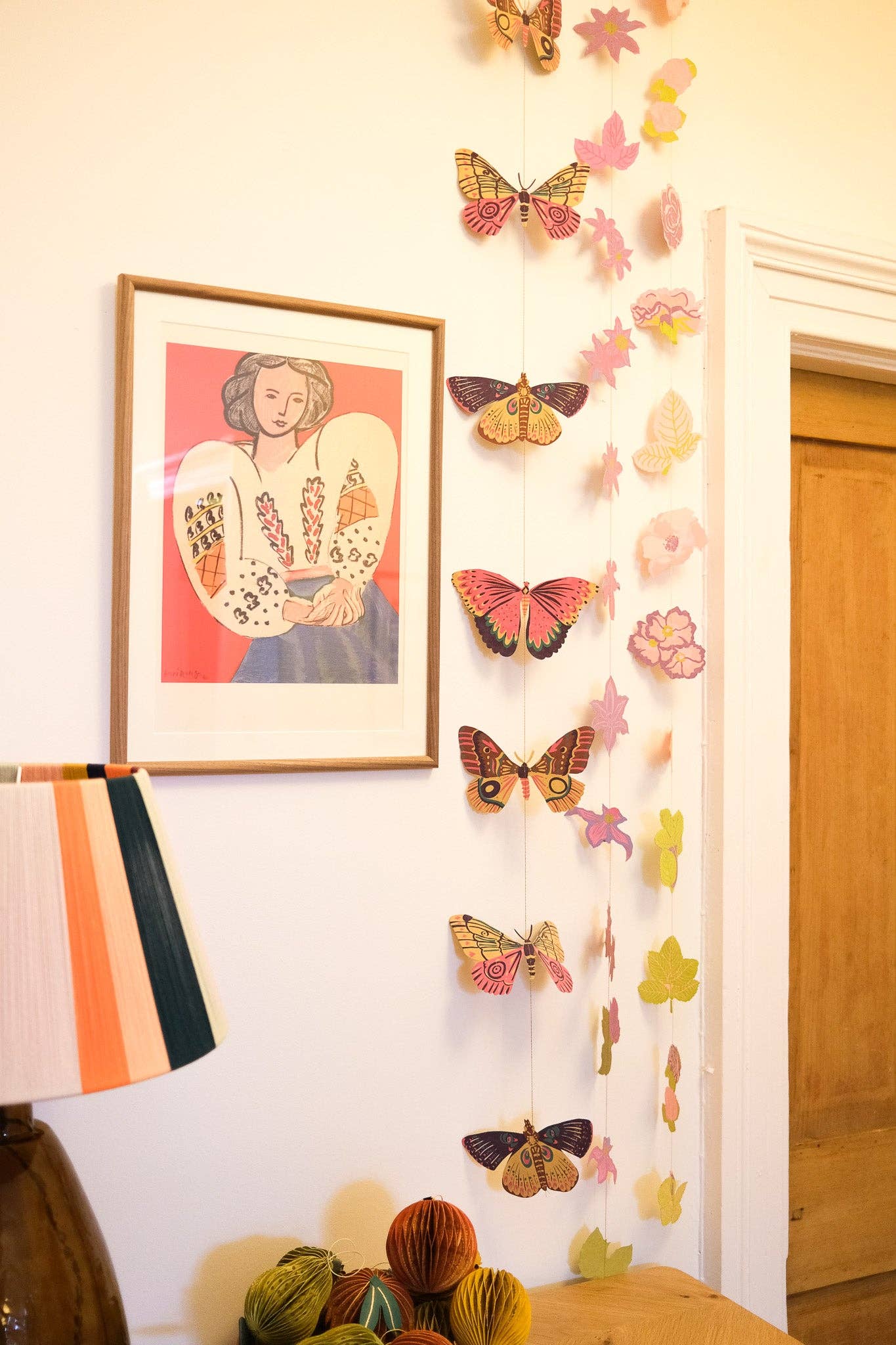 Butterfly Vertical Wall Hanging - by East End Press