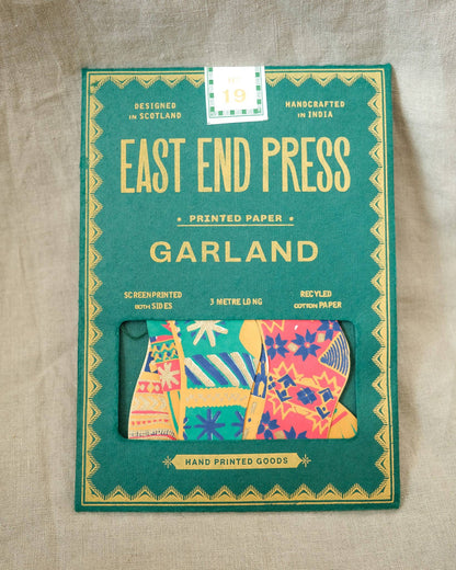 East End Press - UK/EU: Festive Stockings Sewn Garland