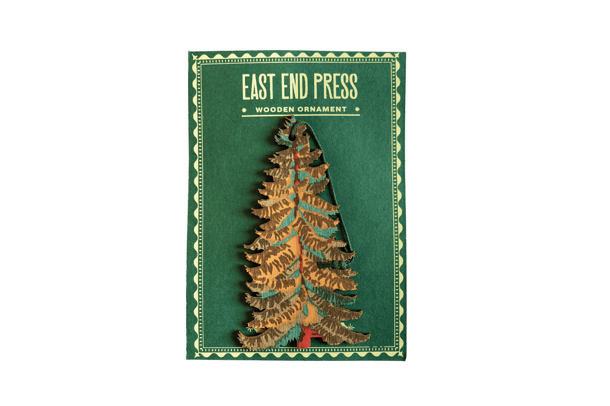 East End Press - UK/EU: Tree Wooden Ornament
