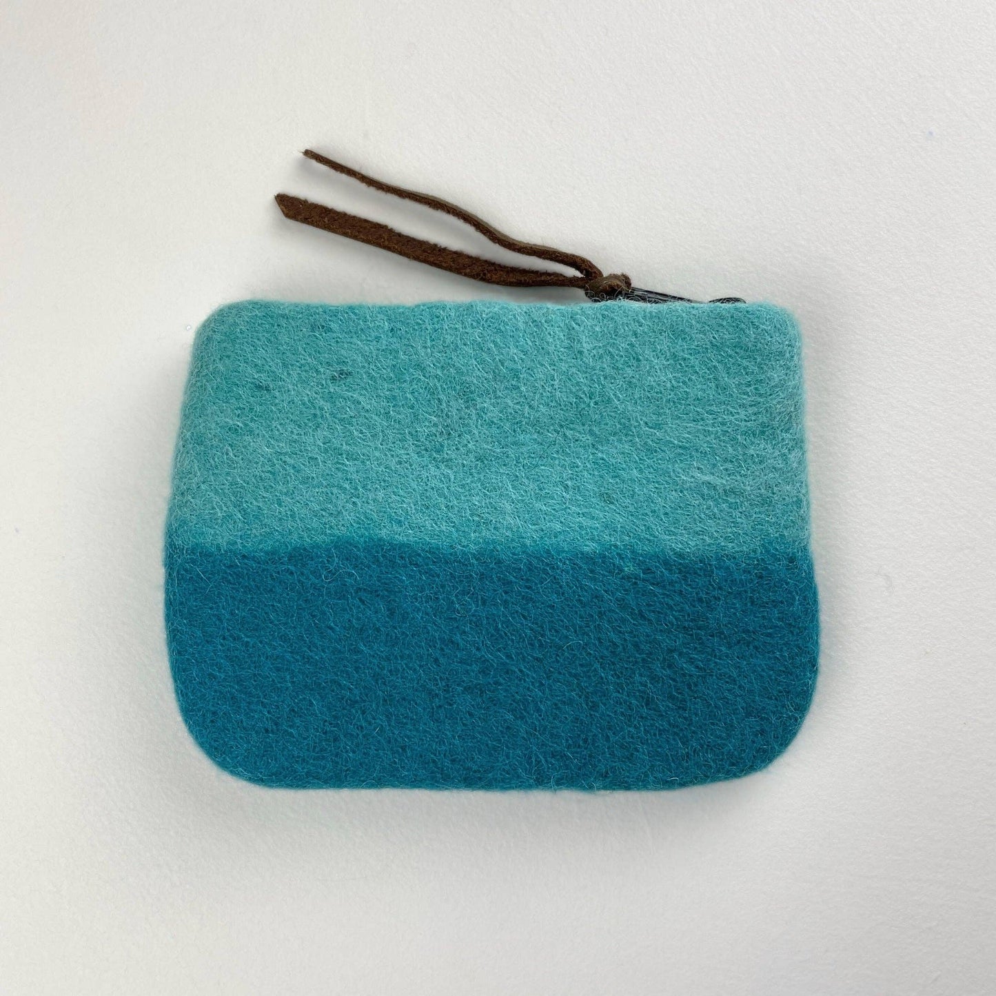AURA QUE - LILA Two Tone Felt Purse