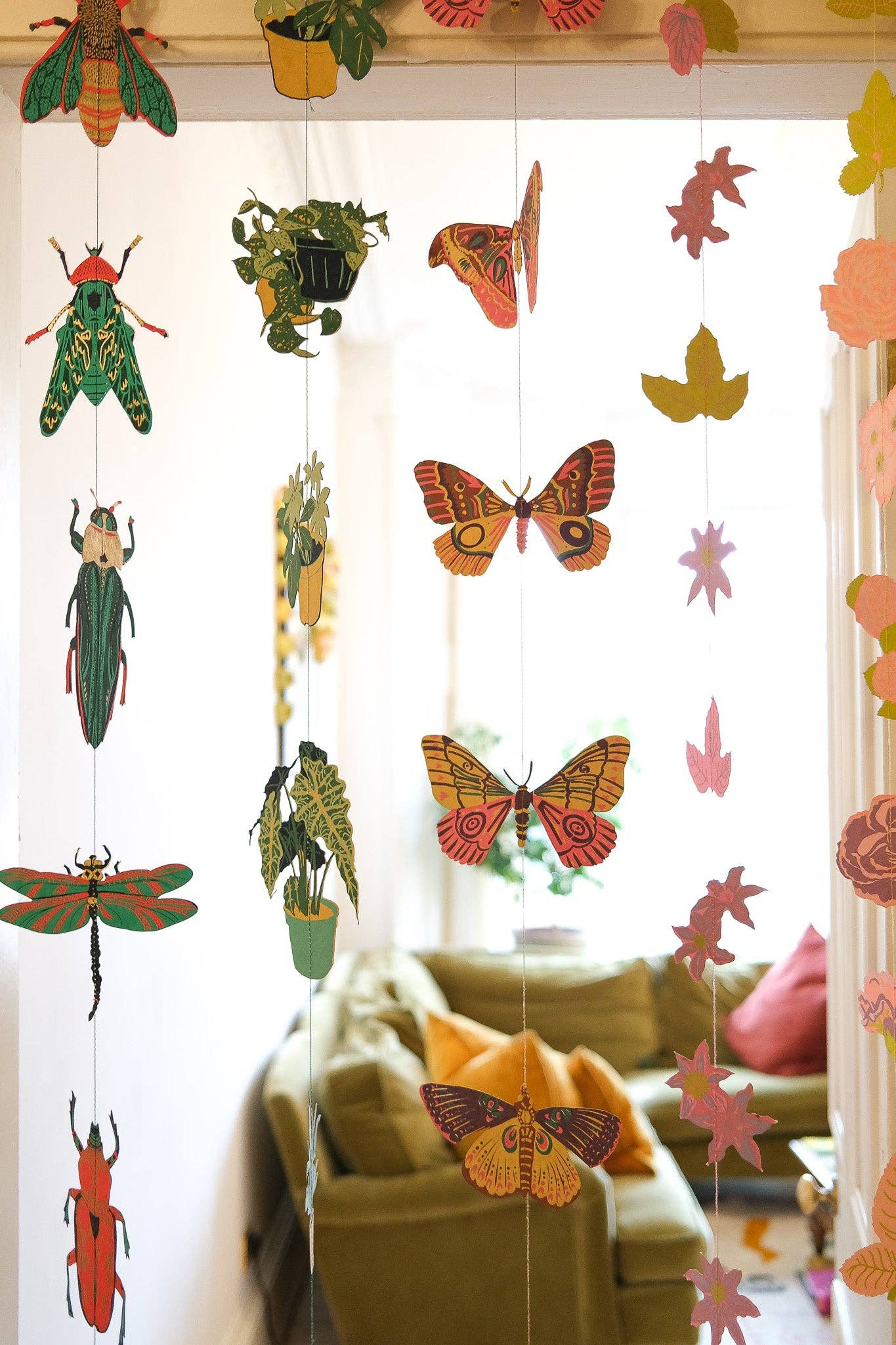 Butterfly Vertical Wall Hanging - by East End Press