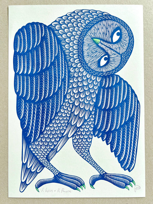 A Wing and A Prayer - A3 Size Print - by Strangford