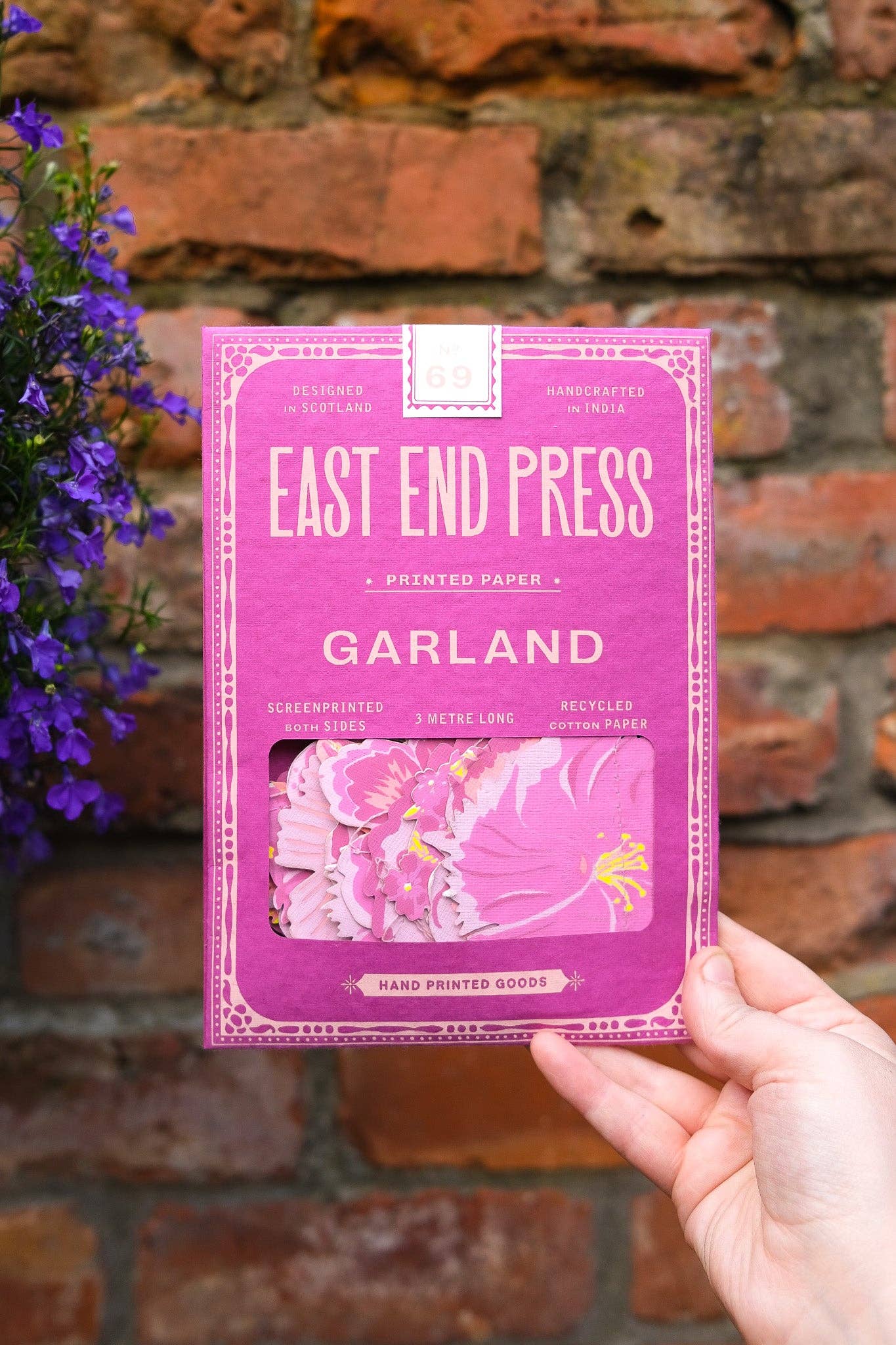 Spring Garden Sewn Garland - by East End Press