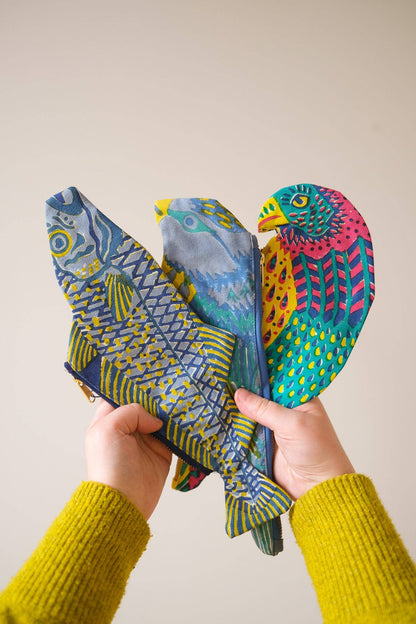 Parrot Fabric Case - by East End Press