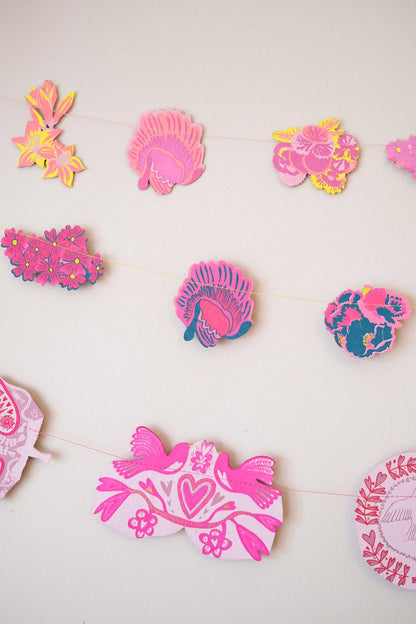 Spring Garden Sewn Garland - by East End Press