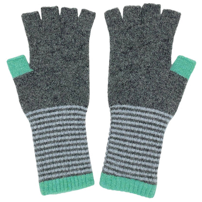 Women's Lambswool Fingerless Gloves - by Catherine Tough