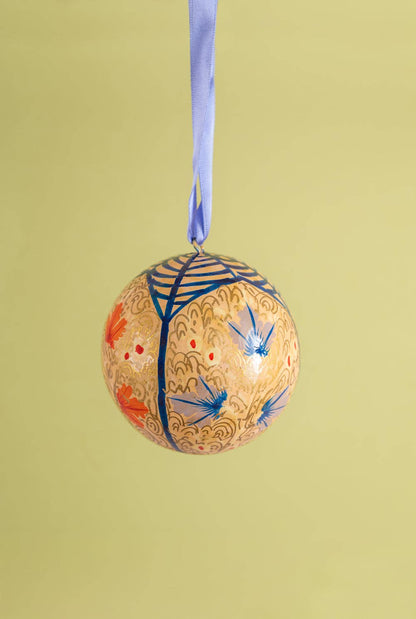 Daisy Snow - Rose Gold Kashmiri Bauble