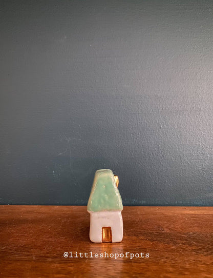 Little Shop of Pots - Mini house (turquoise)