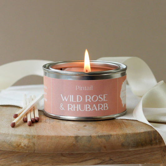 Pintail Candles | Avalon Home - Wild Rose & Rhubarb Paint Pot